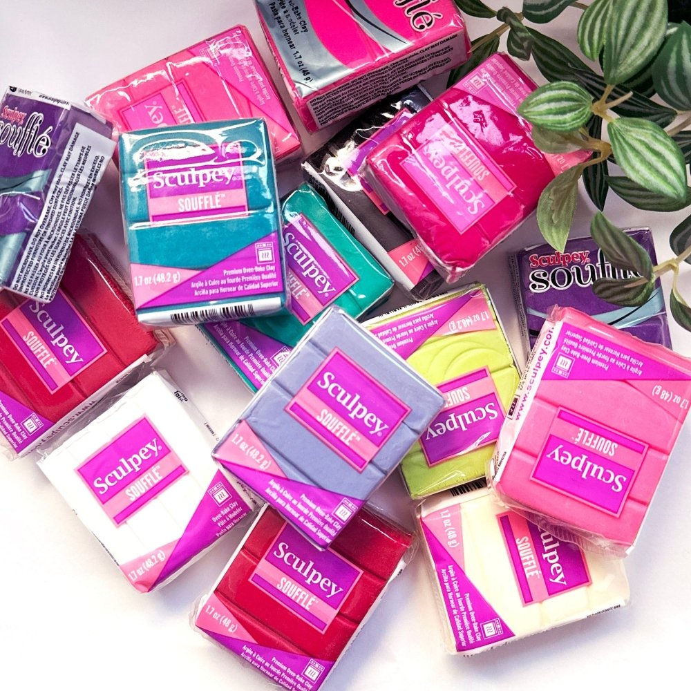 Sculpey Souffle Polymer Clay - 2oz Mai Tai Color For Jewelry Making & Crafts