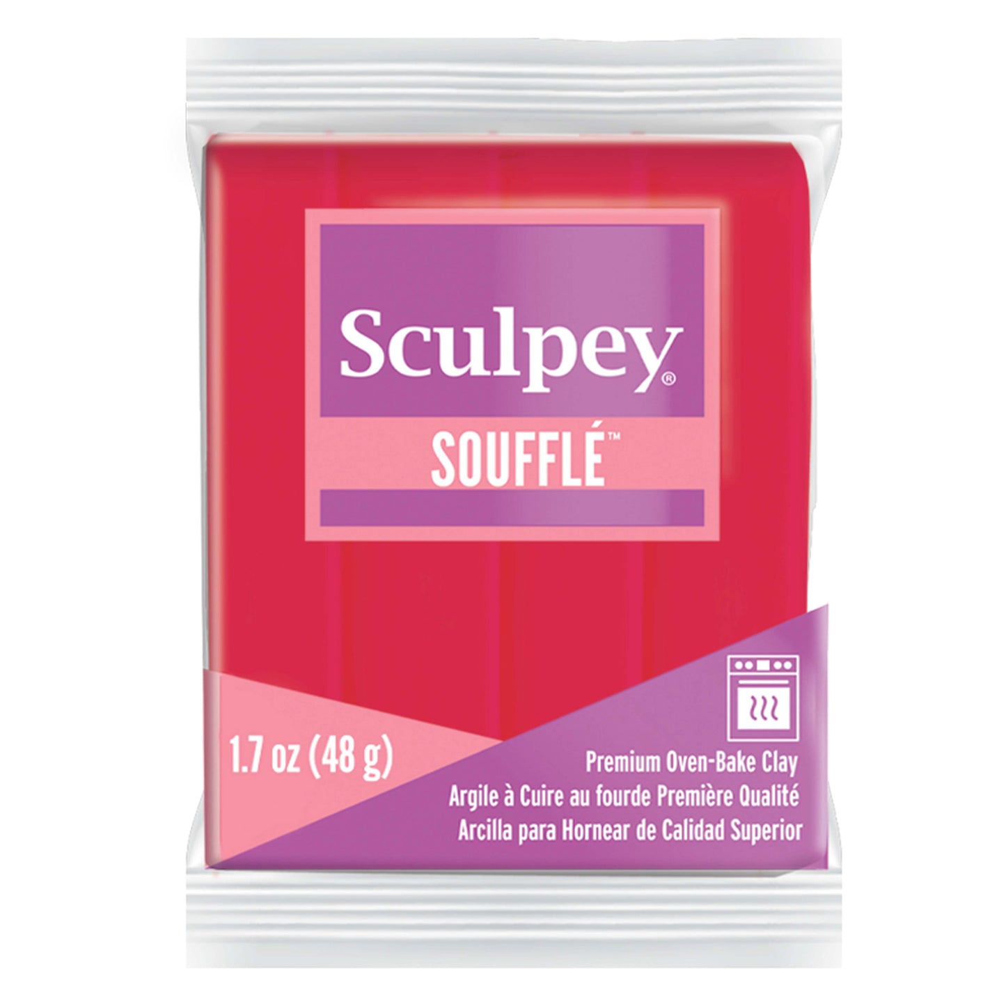 Sculpey Souffle Polymer Clay | 48g - 6004 Raspberry -