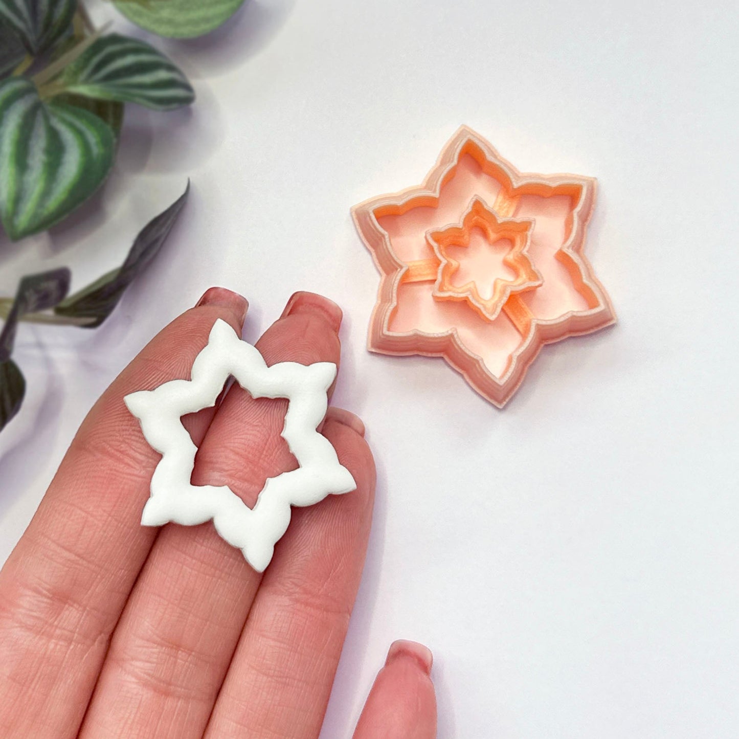 Snowflake Donut Clay Cutter