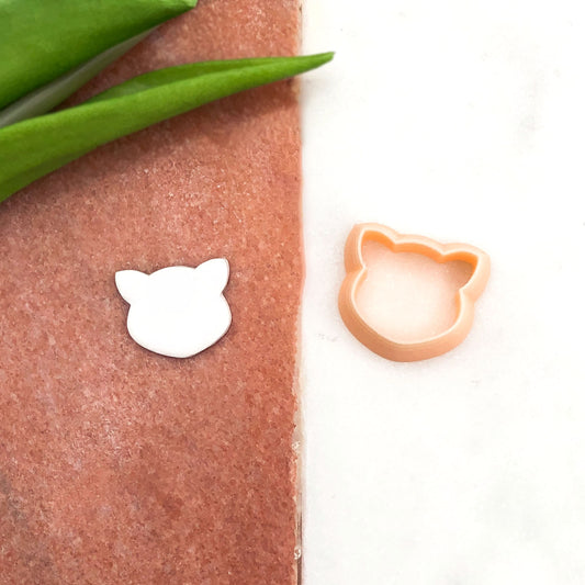 Cat Head Polymer Clay Cutter