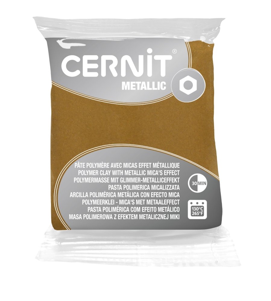 Cernit Polymer Clay 56g | Metallic - 053 Rich Gold -