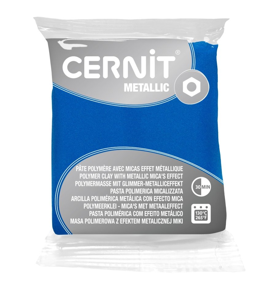 Cernit Polymer Clay 56g | Metallic - 200 Blue -