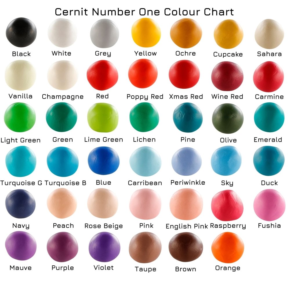 Cernit Polymer Clay 56g | Number One - 100 Black -