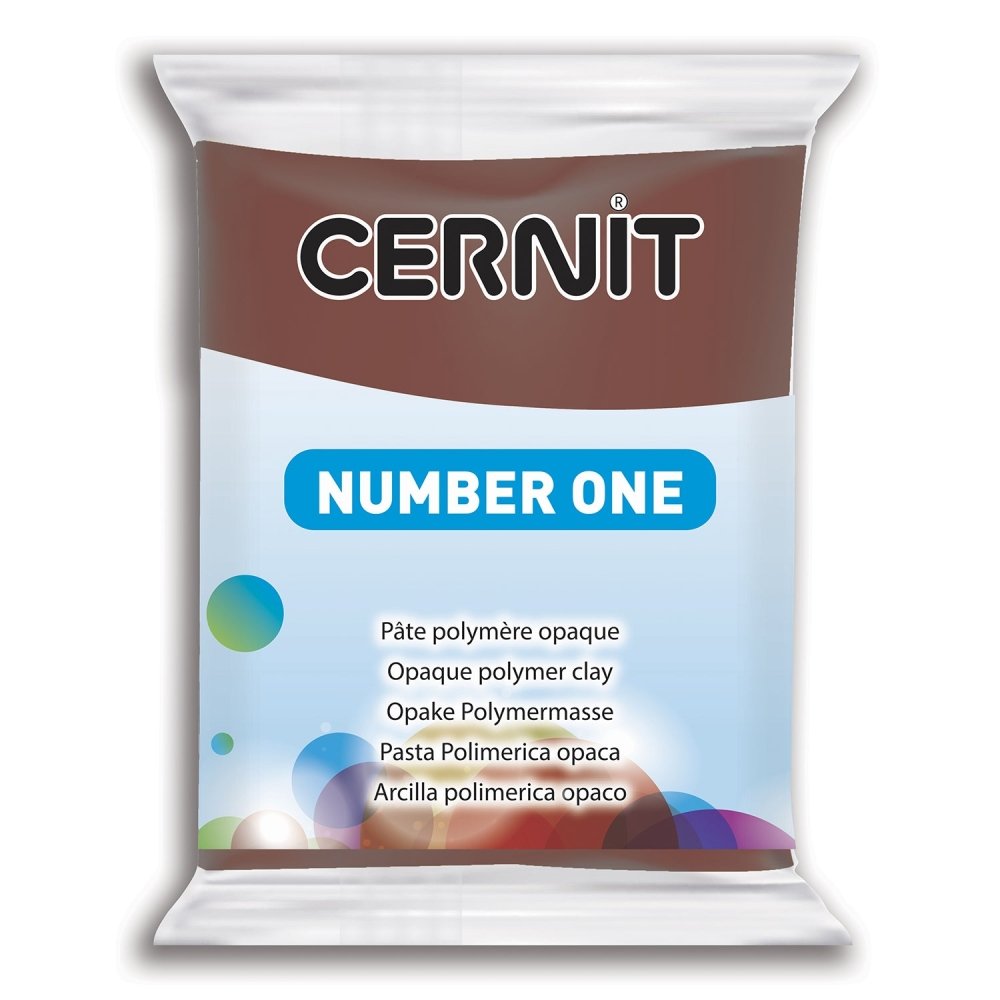 Cernit Polymer Clay 56g | Number One - 800 Brown -