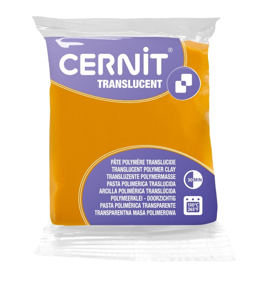 Cernit Polymer Clay 56g | Translucent - Amber -