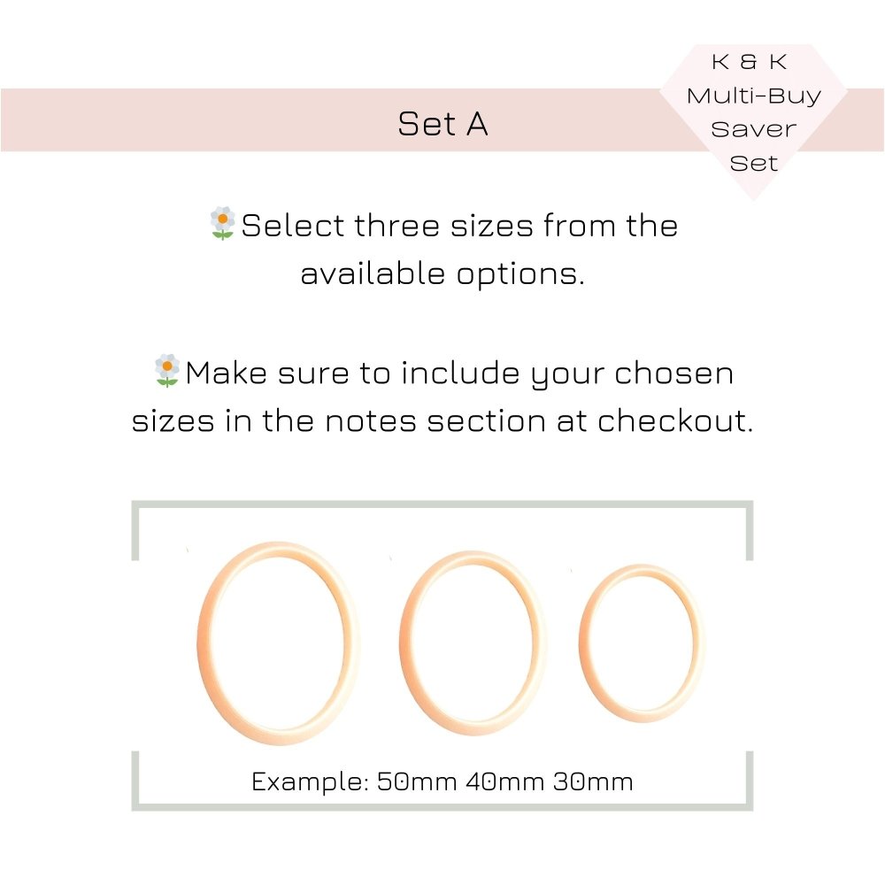 Chunky Oval Polymer Clay Cutter -