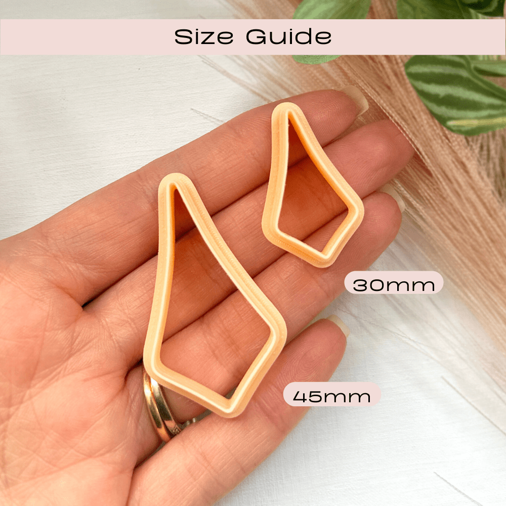 ClayBoutique Clay Cutter (31) | Jewel Drop Shape -