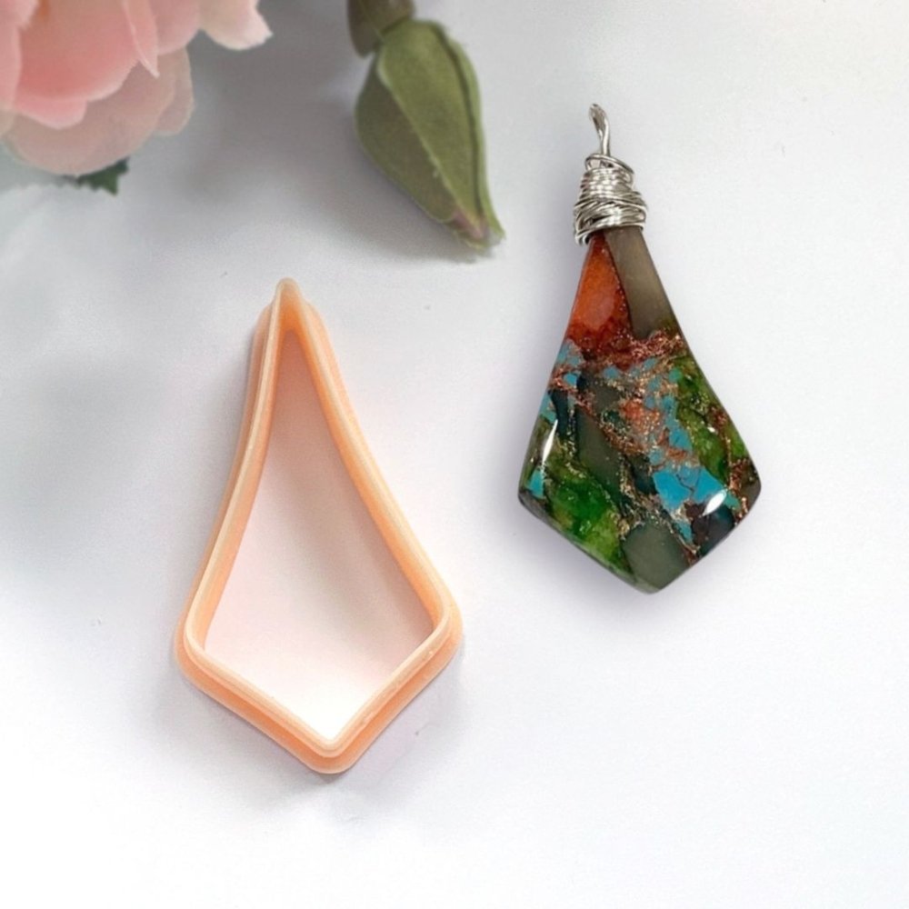 ClayBoutique Clay Cutter (31) | Jewel Drop Shape -
