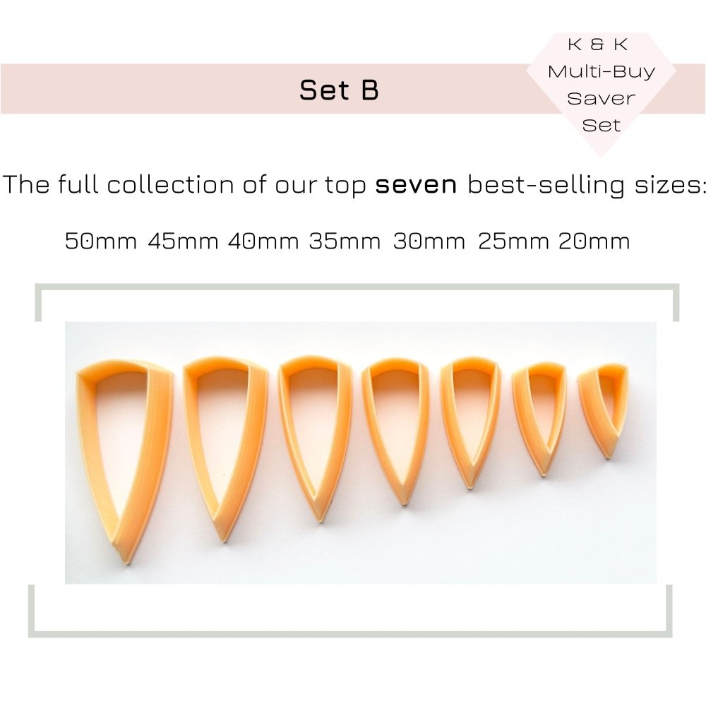 Dagger Clay Cutter | Triangle Shard -