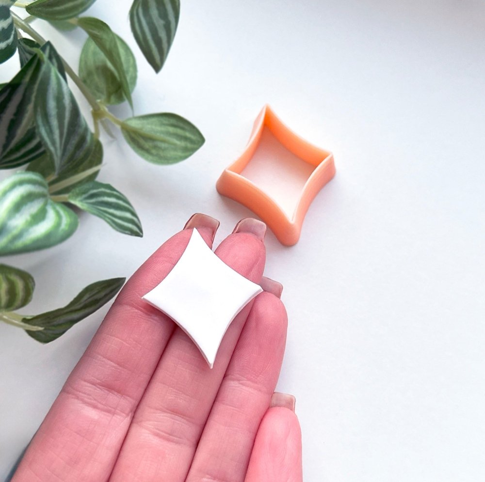 Diamond Concave Clay Cutter -