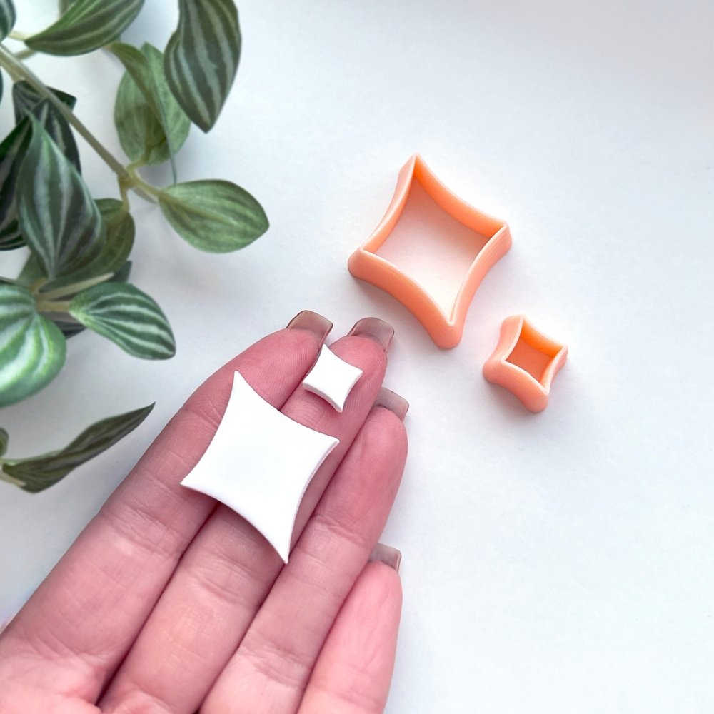 Diamond Concave Clay Cutter -