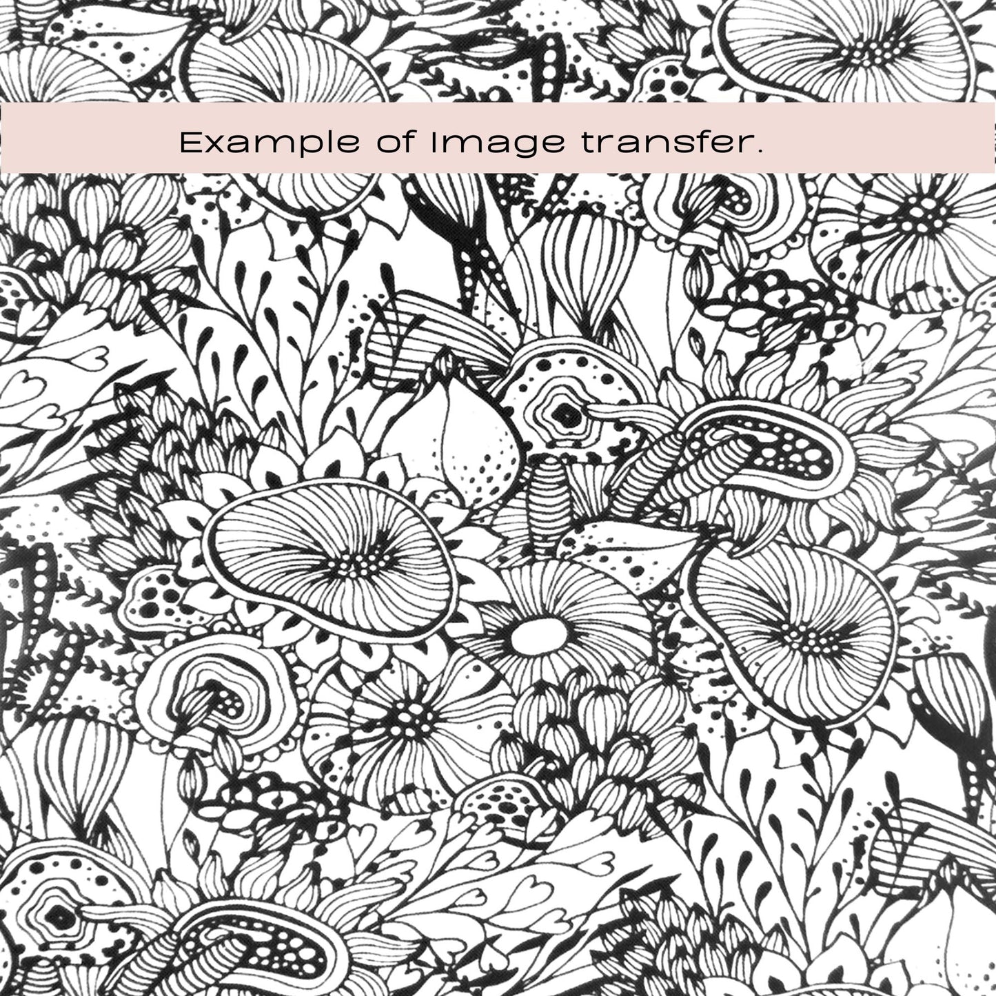 Floral Reef Silkscreen Stencil | Coral Flower Pattern -