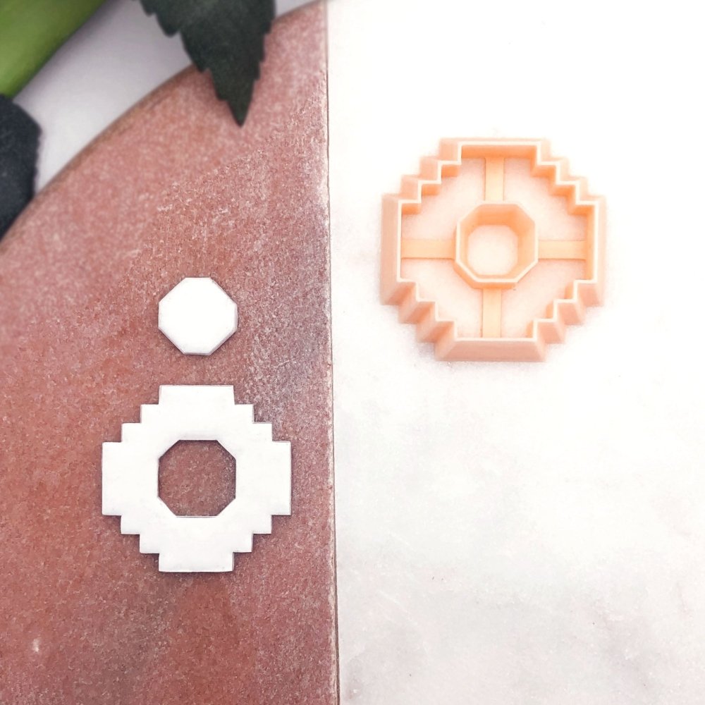 Geo Donut Clay Cutter -