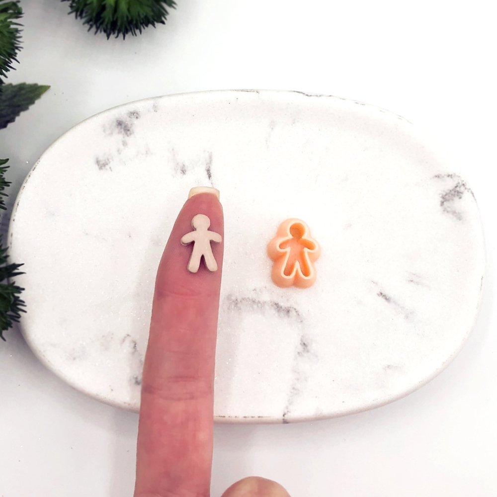 Gingerbread Man Polymer Clay Cutter | Novelty | Christmas | Kaly and Klay