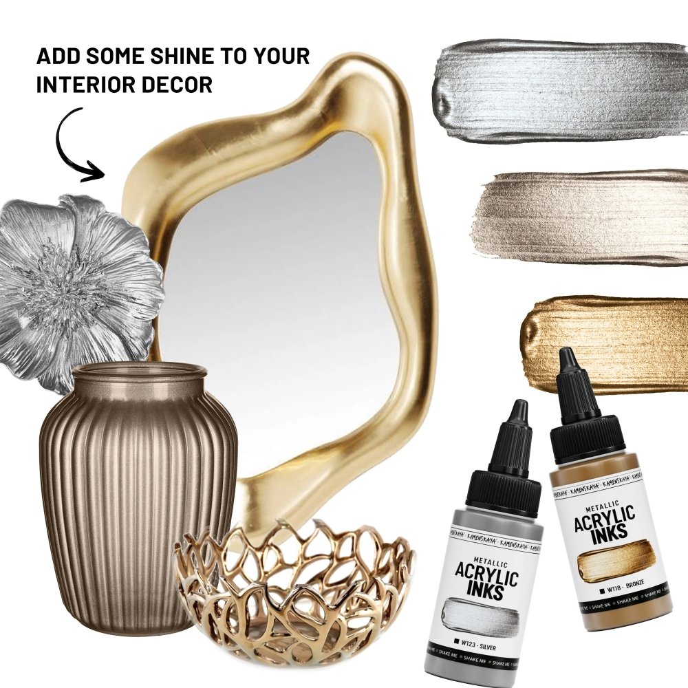 Kamenskaya Acrylic Ink 30ml | Metallic Copper -