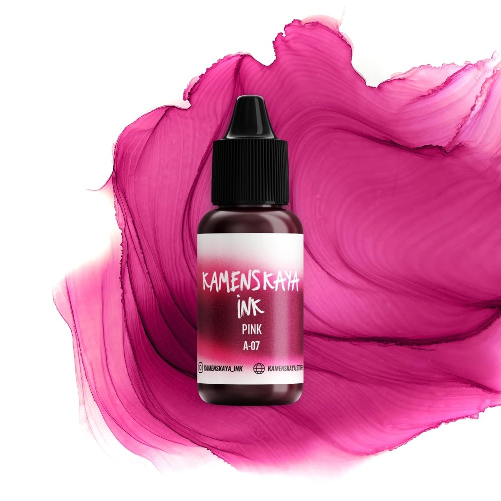 Kamenskaya Alcohol Ink 15ml | Core A-07 Pink -