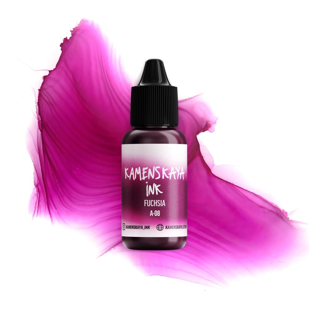 Kamenskaya Alcohol Ink 15ml | Core A-08 Fuchsia -