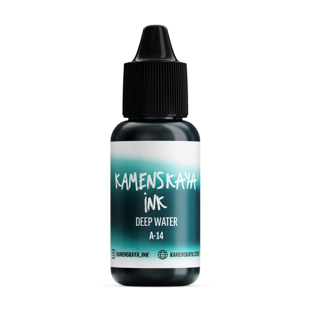 Kamenskaya Alcohol Ink 15ml | Core A-14 Deep Water -
