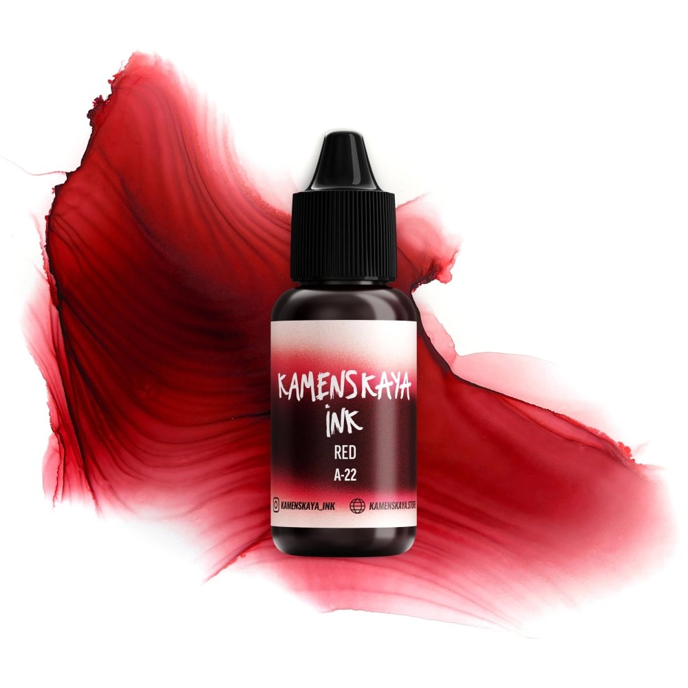 Kamenskaya Alcohol Ink 15ml | Core A-22 Red -