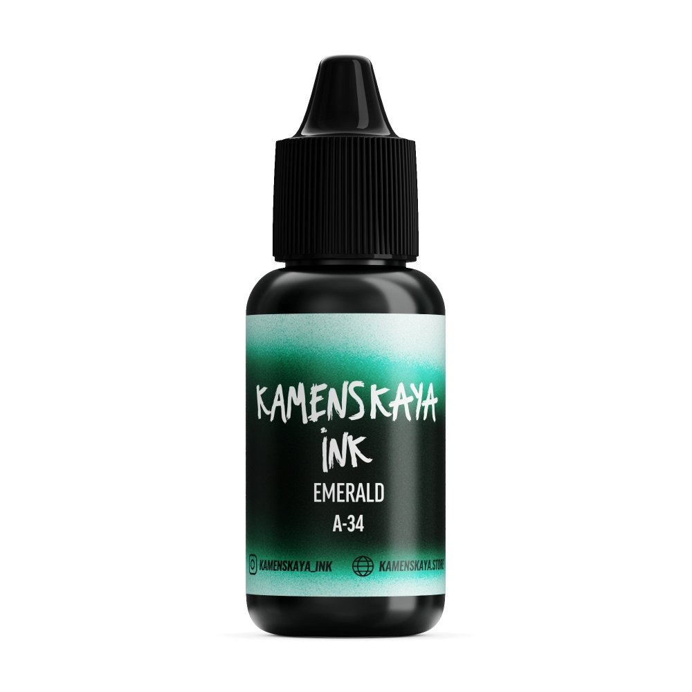 Kamenskaya Alcohol Ink 15ml | Core A-34 Emerald -