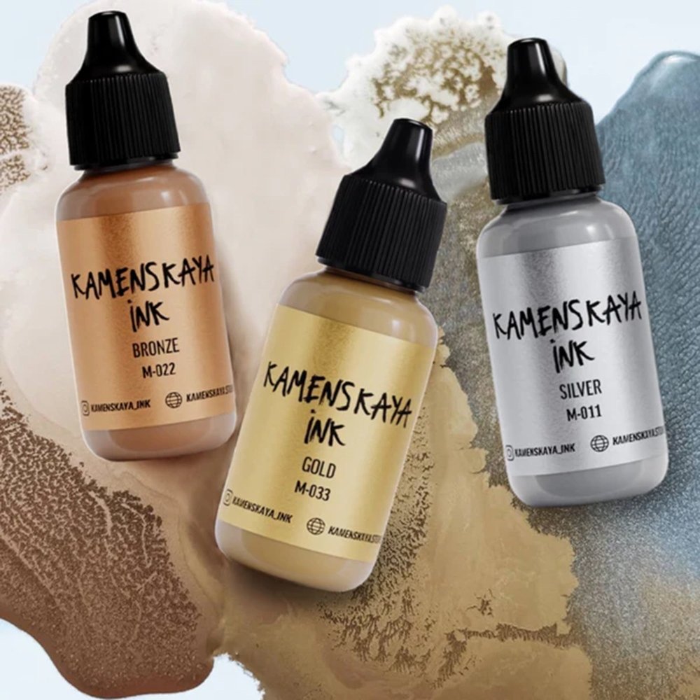 Kamenskaya Alcohol Ink 15ml | Metallic M - 22 Bronze -