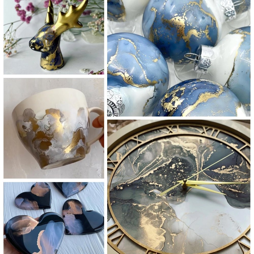 Kamenskaya Alcohol Ink 15ml | Metallic M - 33 Gold -