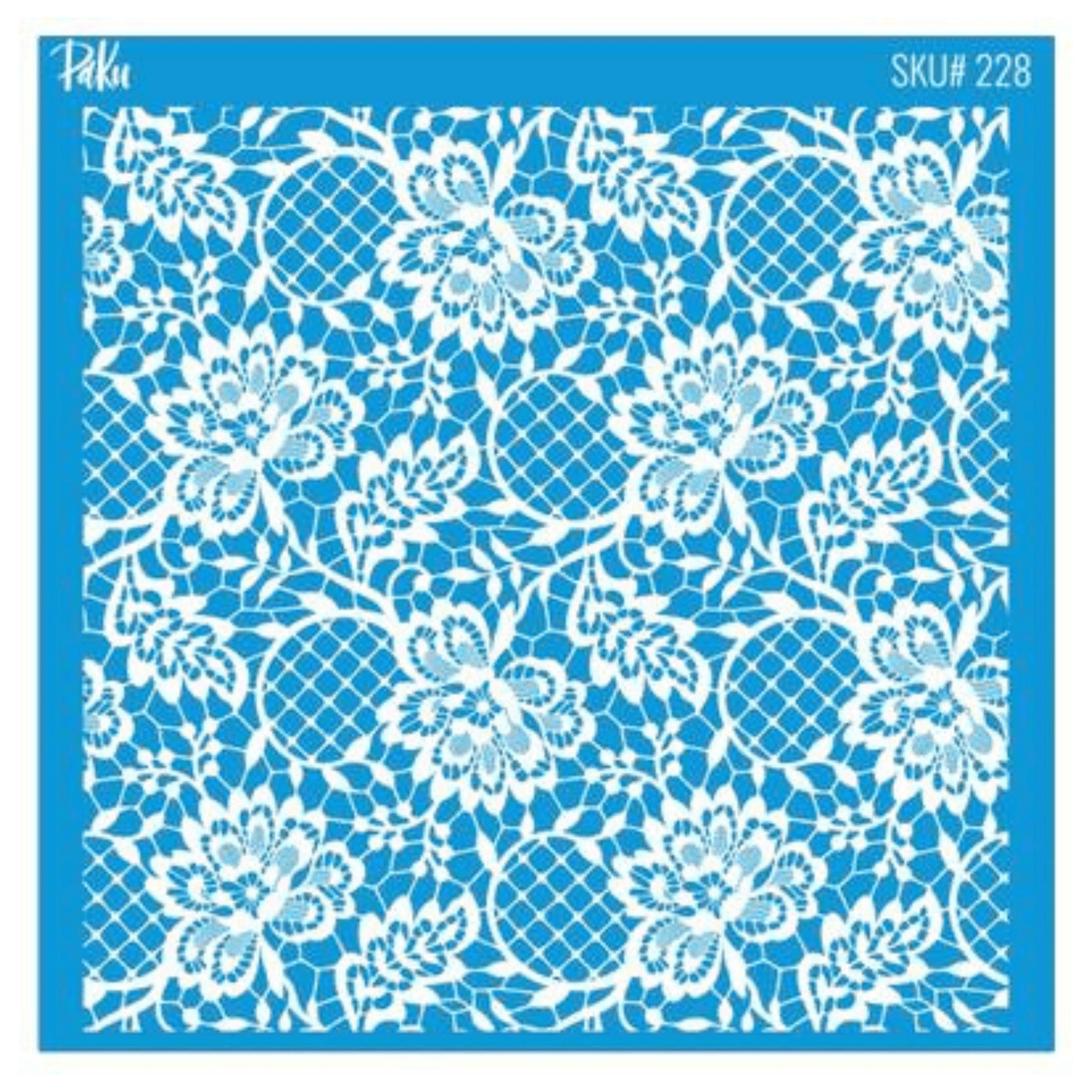 Lace vintage inspired silkscreen stencil for use with polymer clay jewellery making