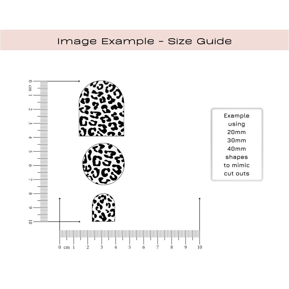 Leopard Print Silkscreen Stencil -