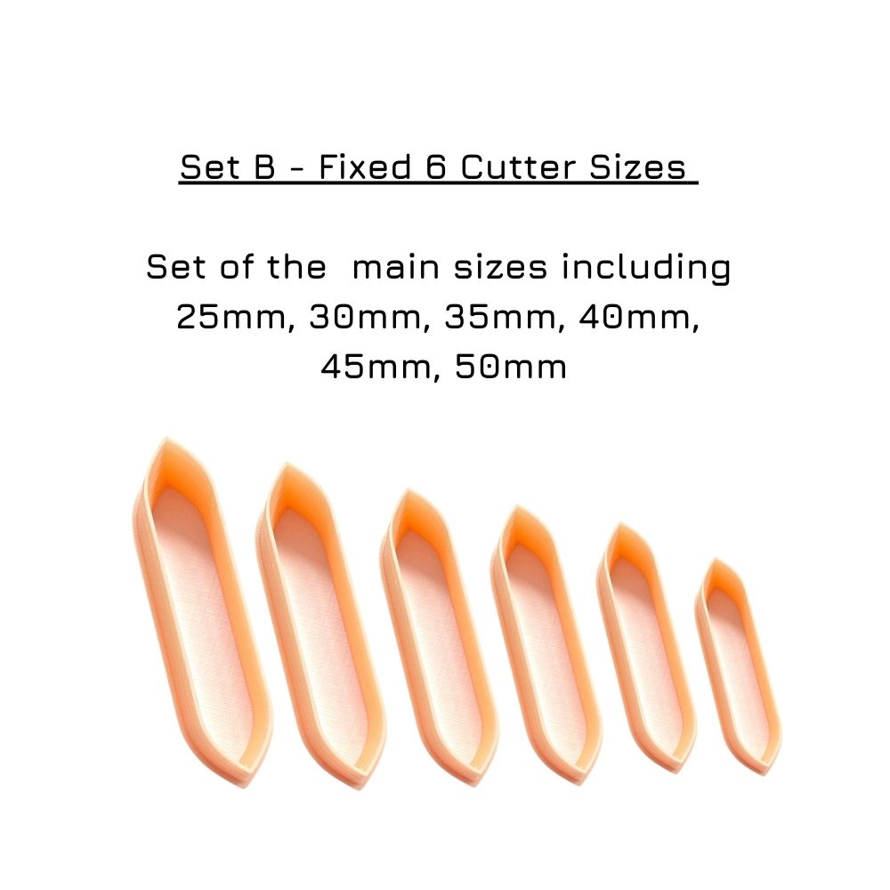 Long Point Oval Clay Cutter -