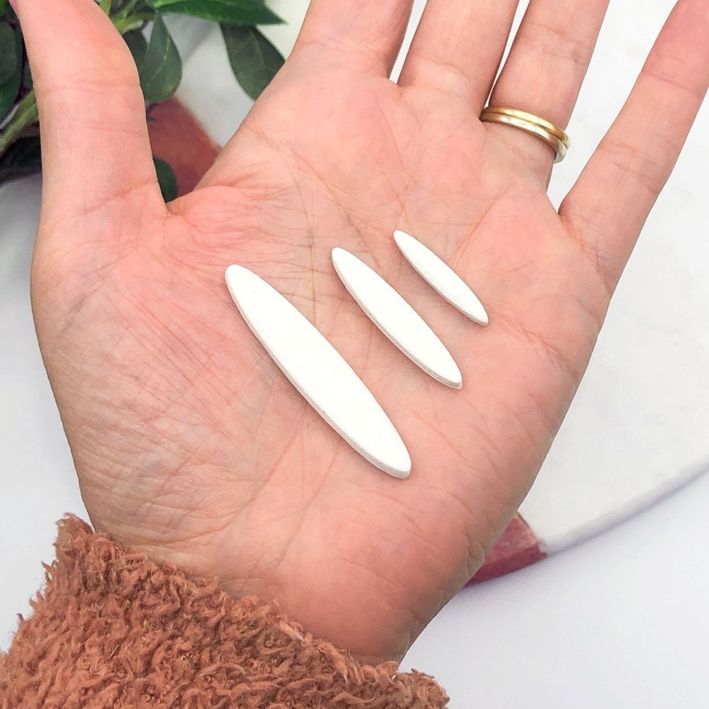 Long Thin Oval Polymer Clay Cutter -