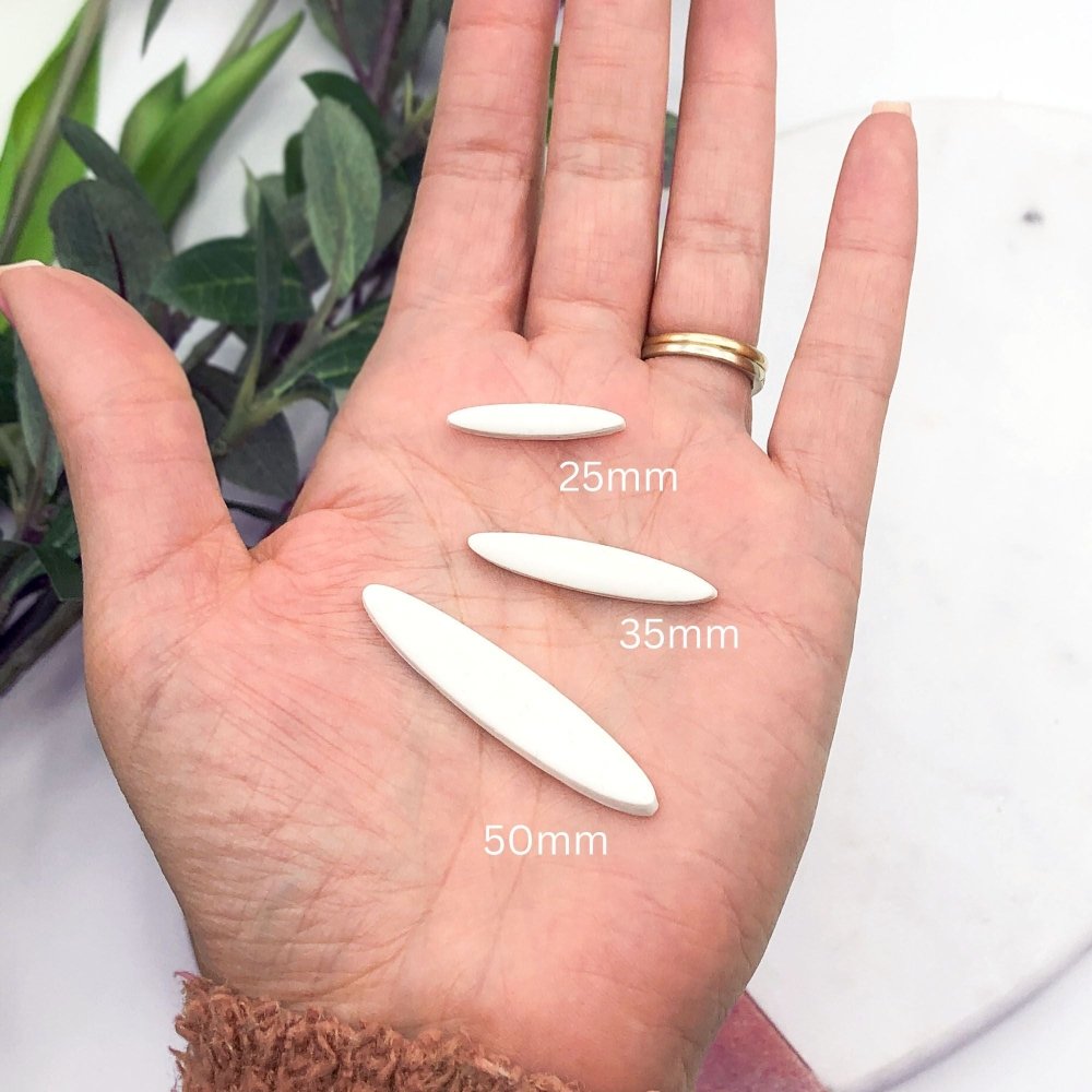 Long Thin Oval Polymer Clay Cutter -