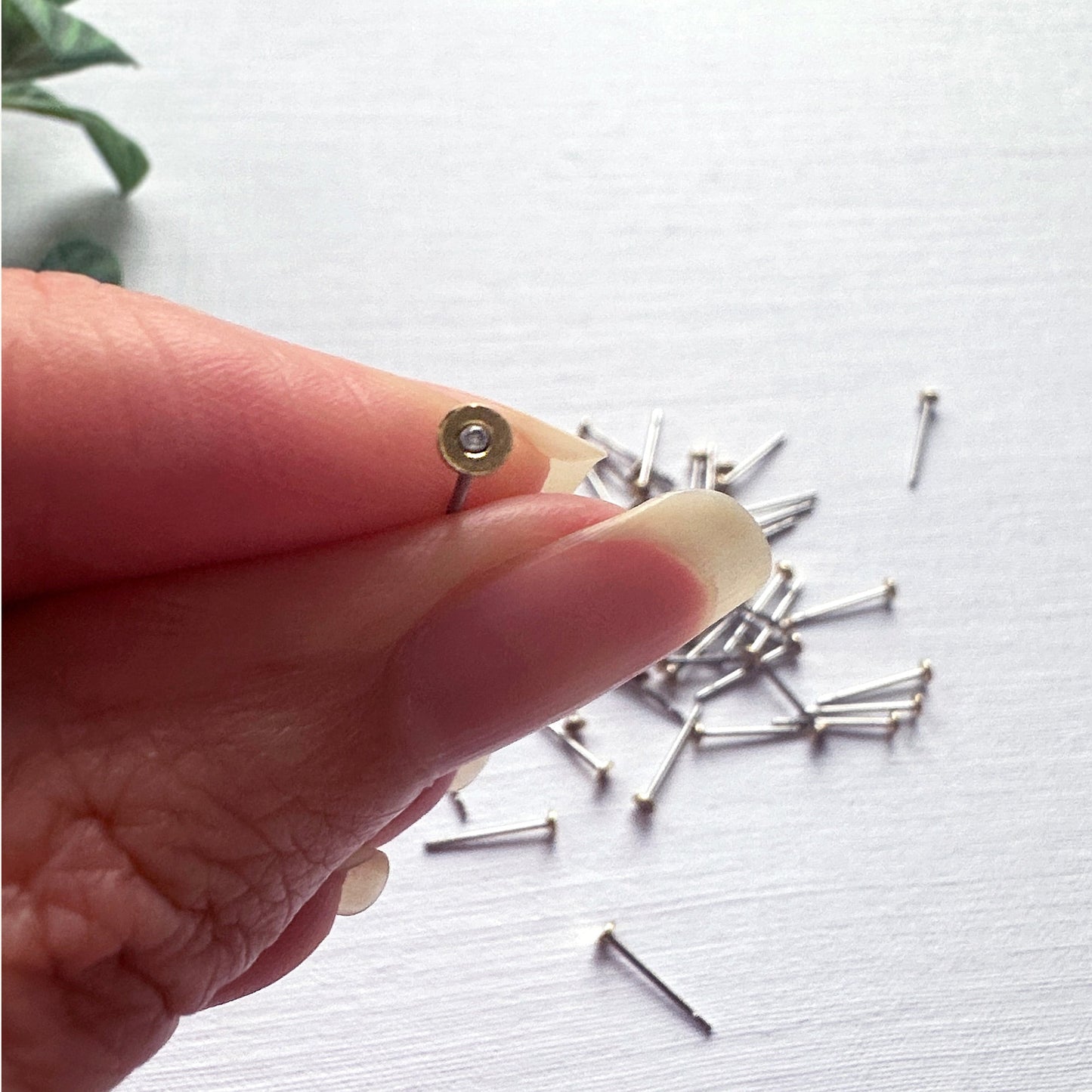 Micro Ear Stud Posts | Flat Pad Findings 2mm 3mm -