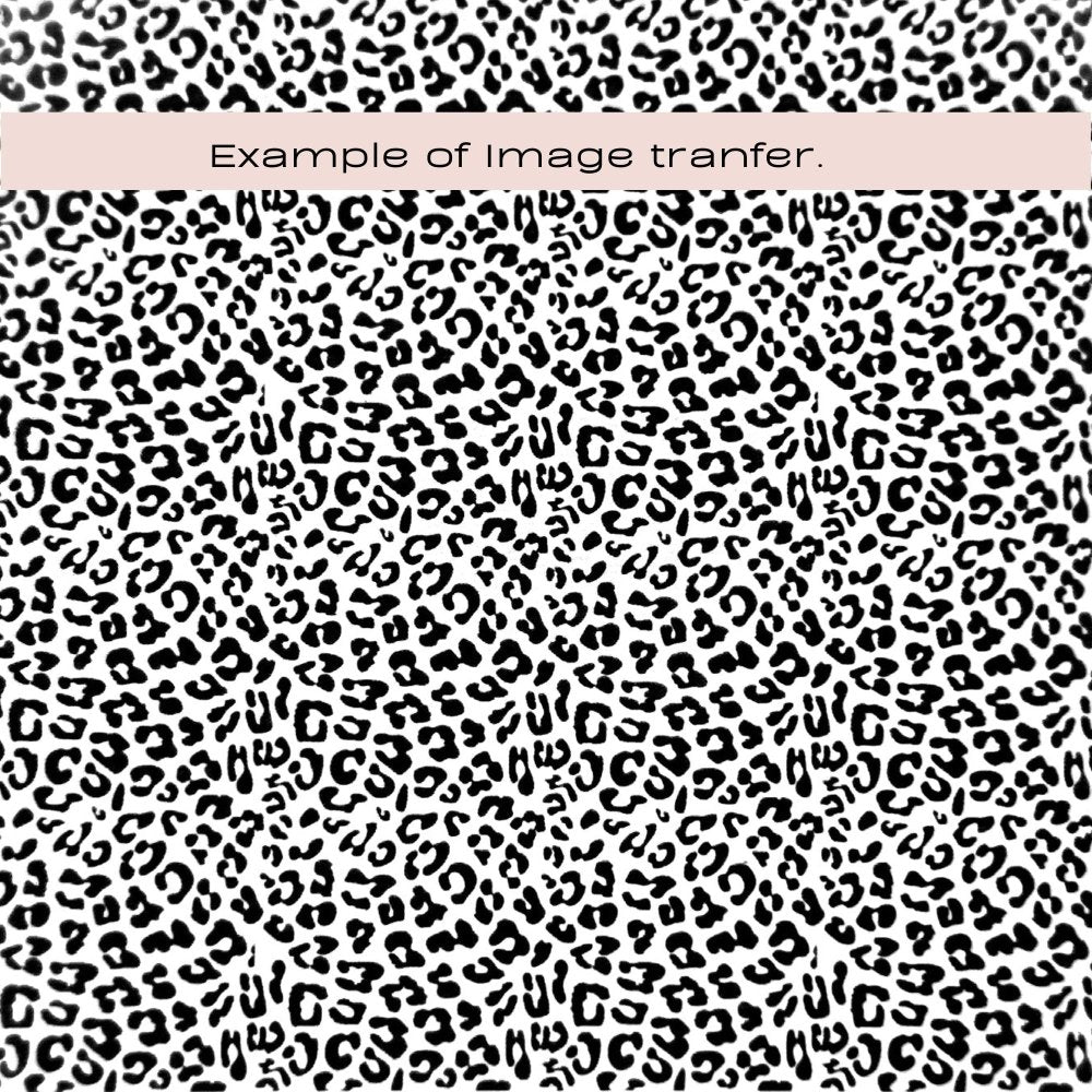 Mini Leopard Print Silkscreen Stencil -