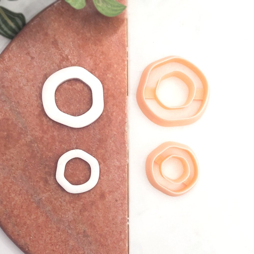 Organic Slim Circle Clay Cutter | Donut - for handmade jewellery makers