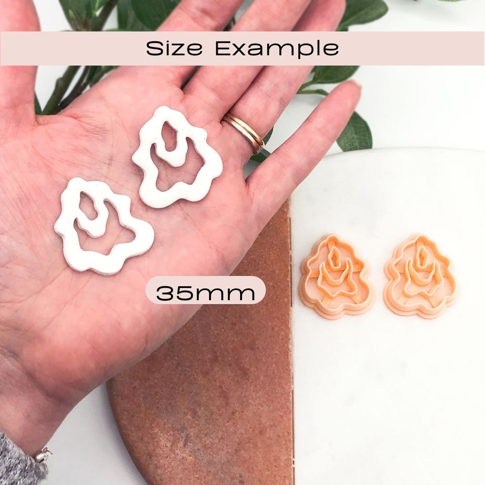 Organic Wavy Donut Clay Cutter -