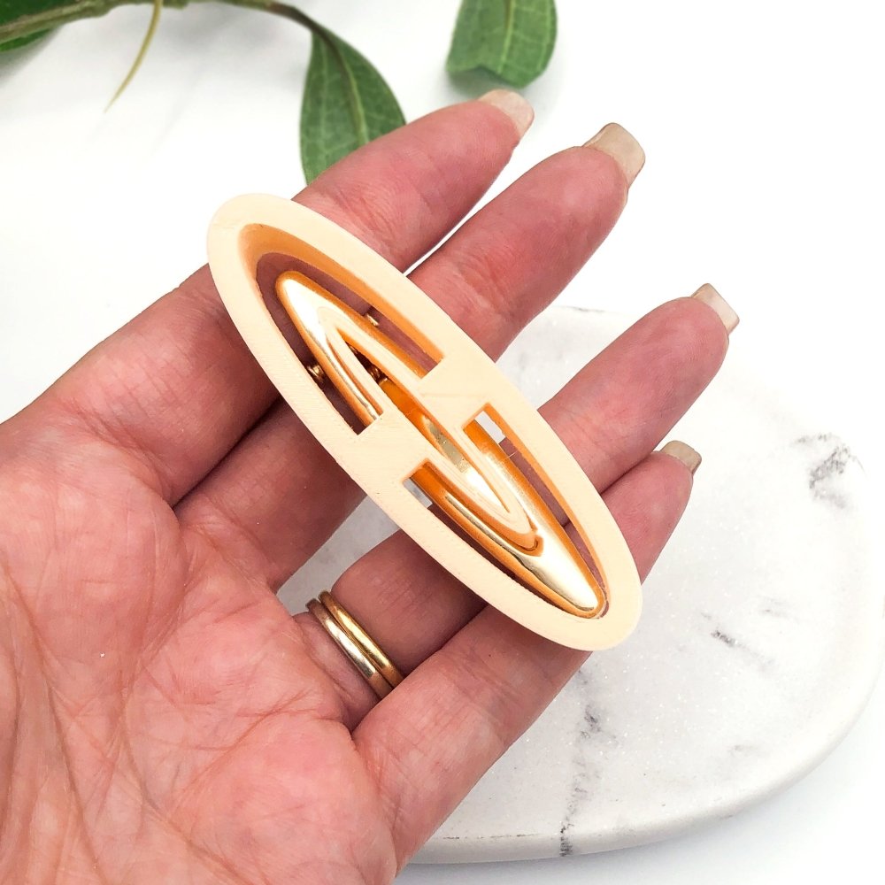 Oval Long Slim Clay Cutter -