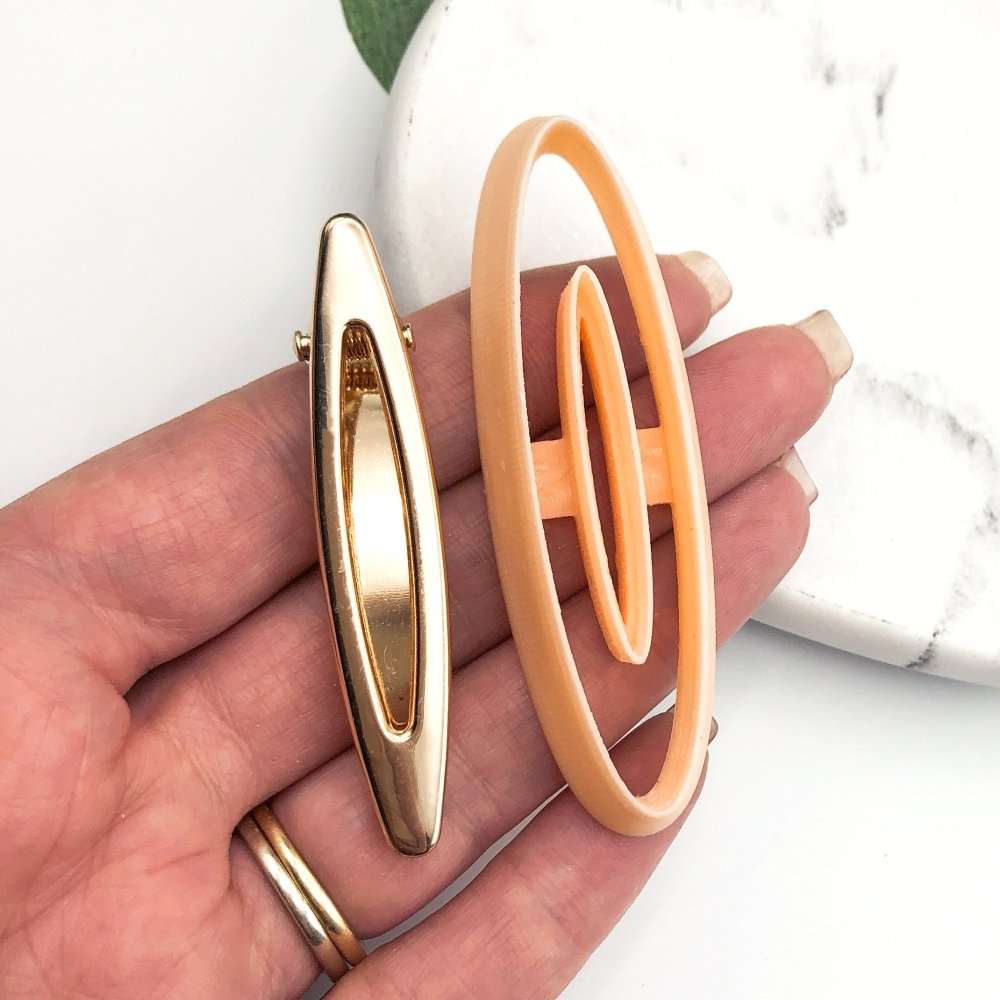 Oval Long Slim Clay Cutter -