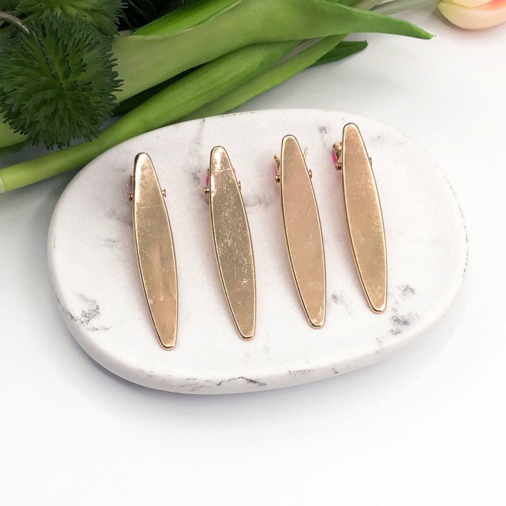 Pack of Barrette Hair Clip Blanks -