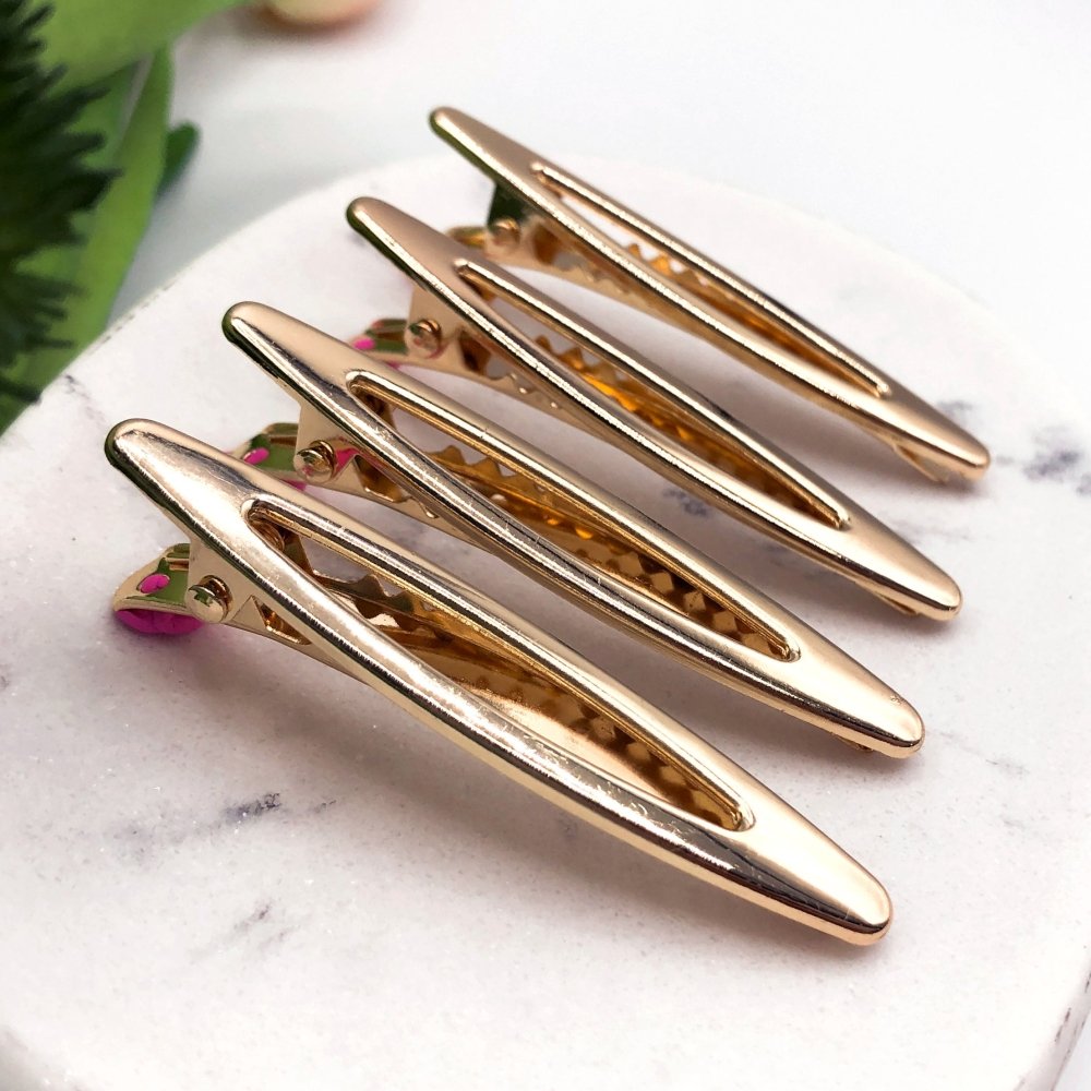 Pack of Barrette Hair Clip Blanks -