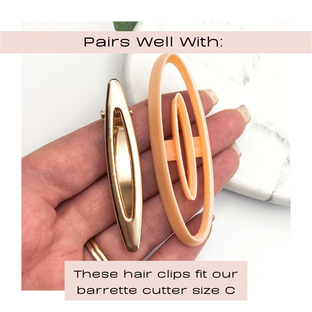 Pack of Barrette Hair Clip Blanks -