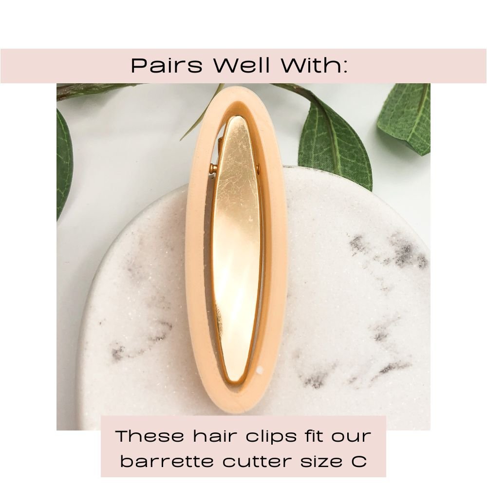 Pack of Barrette Hair Clip Blanks -