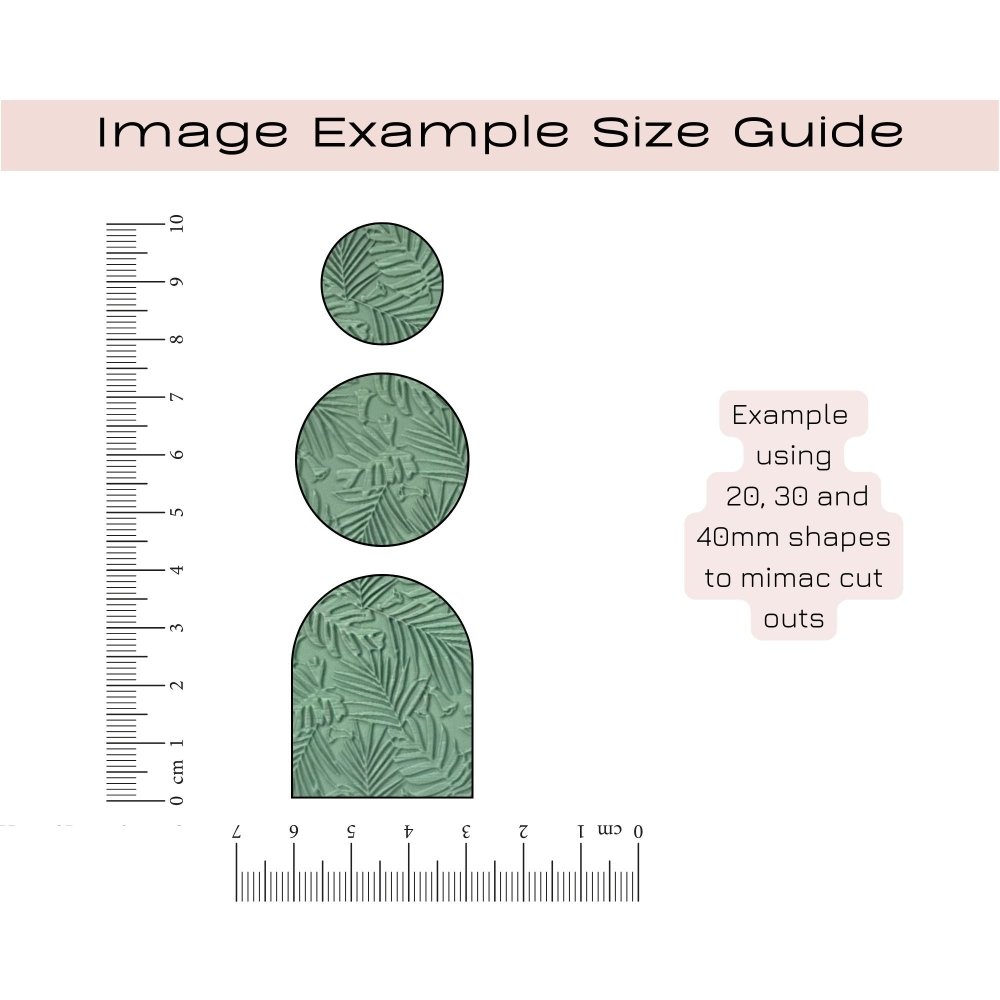 Palm Foliage Texture Stamp -