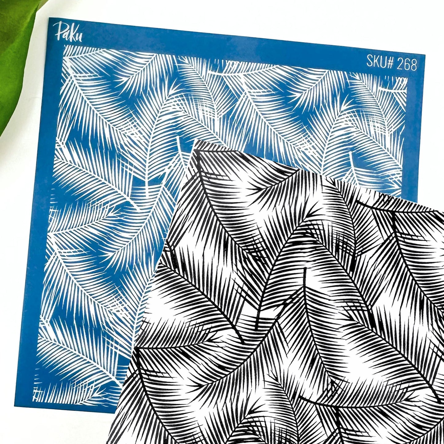 Palm Leaf Silkscreen Stencil