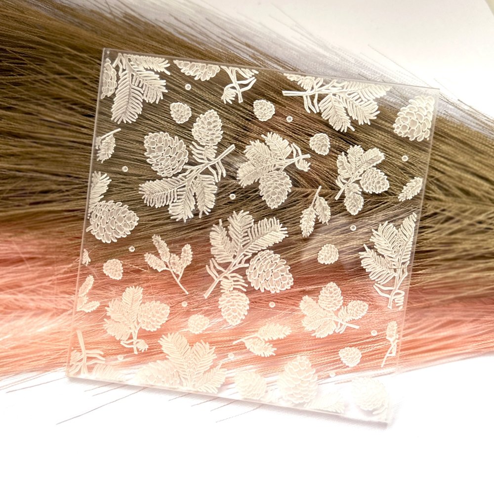 Pine Cone Texture Stamp -