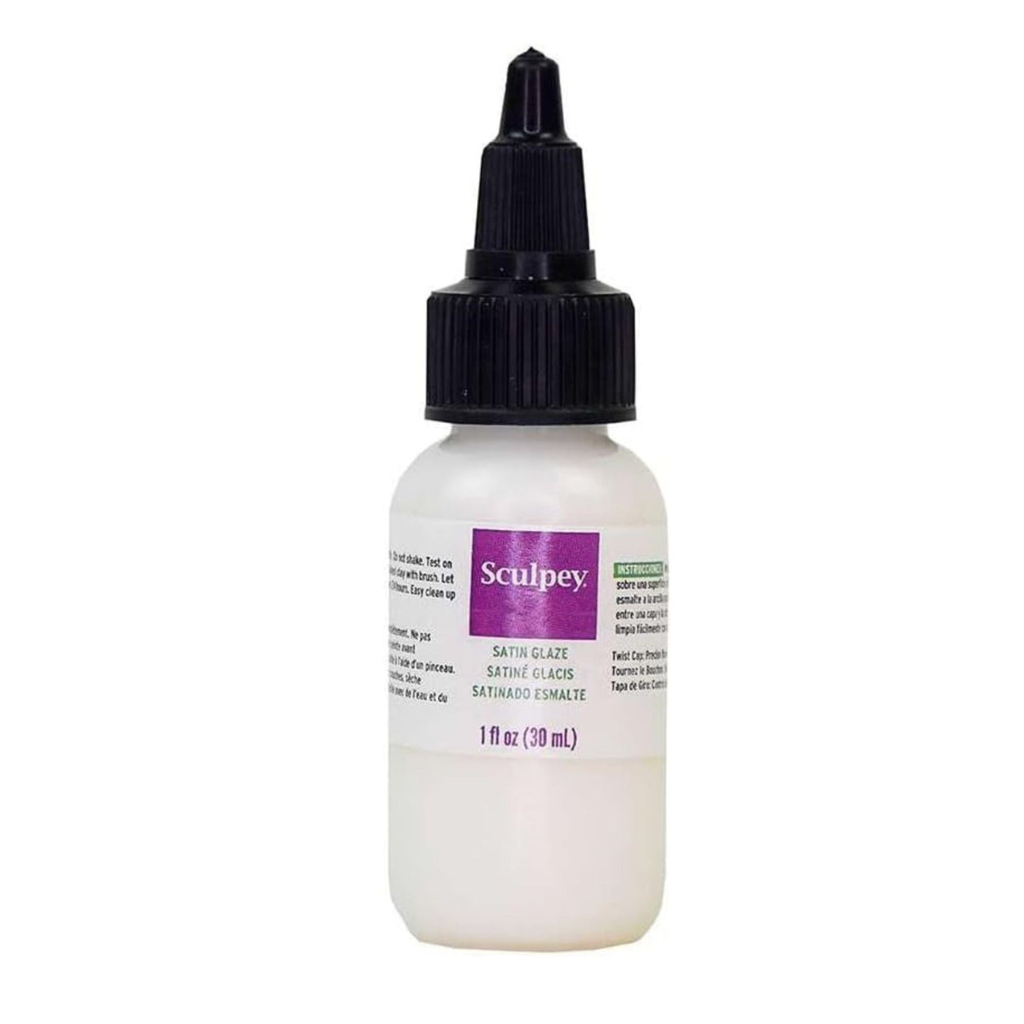 sculpey satin matte glaze for polymer clay