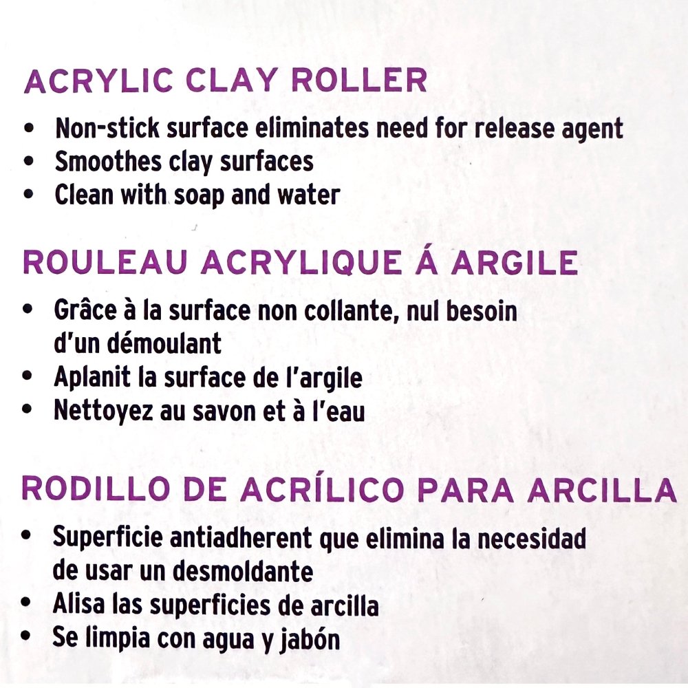 Sculpey Rolling Pin | Acrylic -