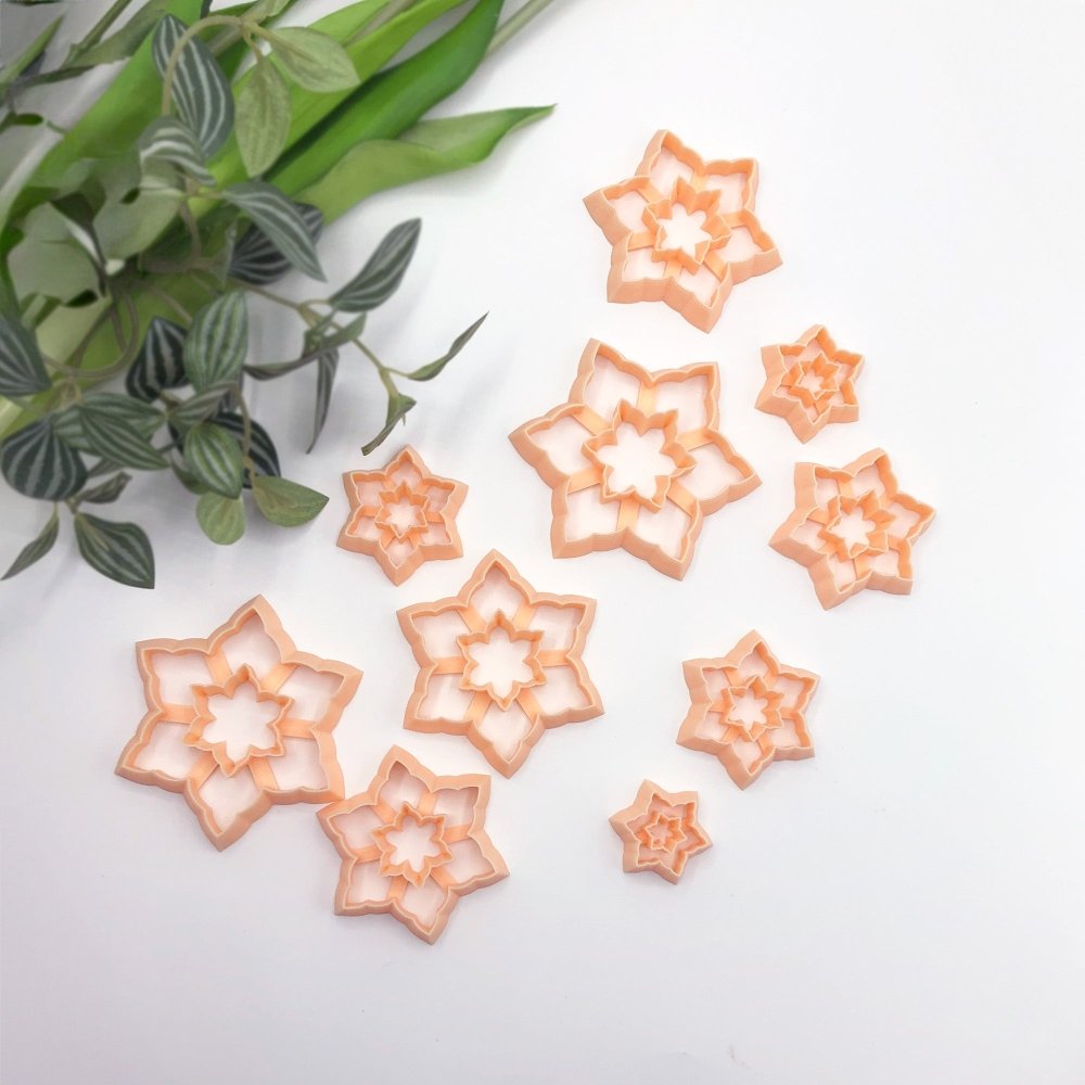 Snowflake Donut Clay Cutter -
