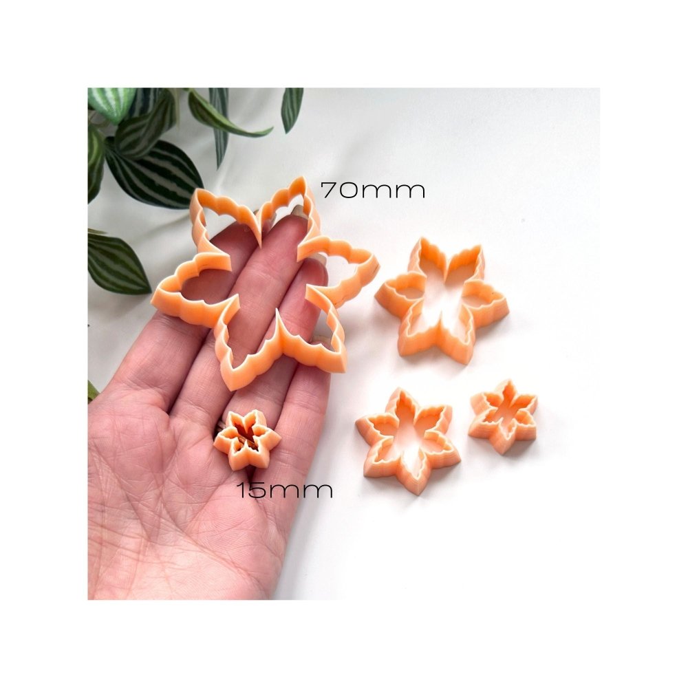 Snowflake Polymer Clay Cutter | - Novelty | Christmas | Kaly and Klay