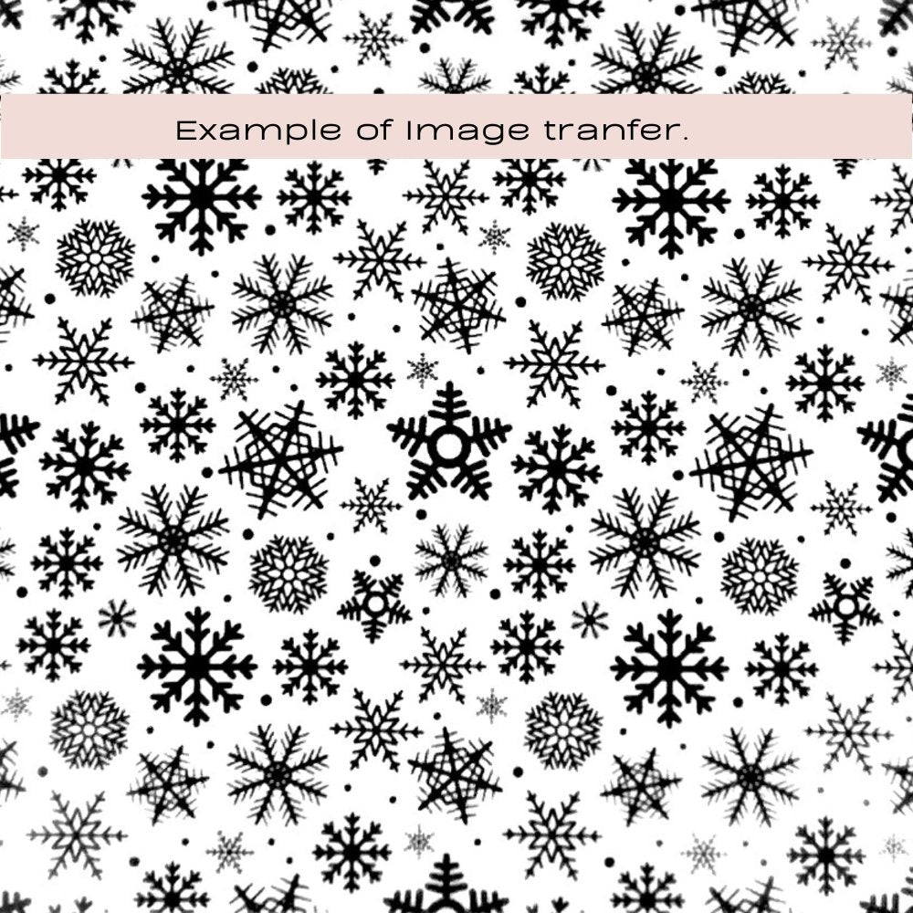 Snowflakes Silkscreen Stencil -