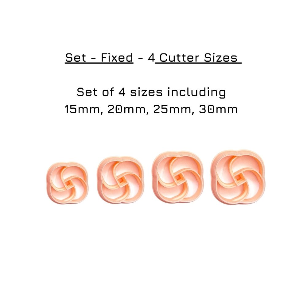 Twisted Clay Cutter | Entwined Square -